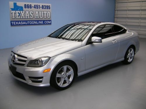 We finance!!!  2012 mercedes-benz c250 coupe turbo pano roof nav 16k texas auto