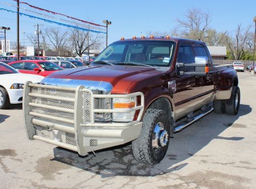 6.4l v8 diesel drw king ranch leather grill guard tow gooseneck dually mp3 4x4