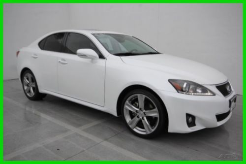 2012 lexus is 250 2.5l v6 sedan with roof/ heated and cooled seats/ we finance!!