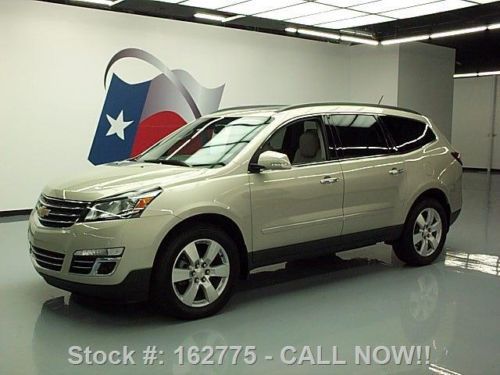 2014 chevy traverse awd dual sunroof leather nav 7k mi texas direct auto