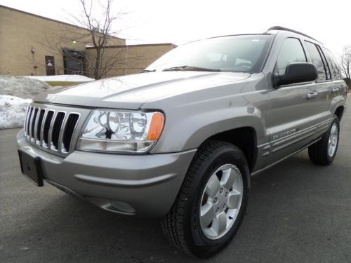 1-owner 2001 jeep grand cherokee 4x4 limited 4.7l v8 leather, sunroof, new tires