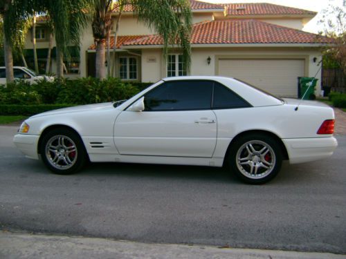 1999 sl 500- white/gray/gray- 52900 mi - orig. mint cond - garaged - mb serviced