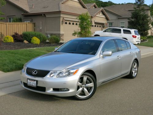 2007 lexus gs350 fully loaded low 54k mi nav park sensors camera leather clean!