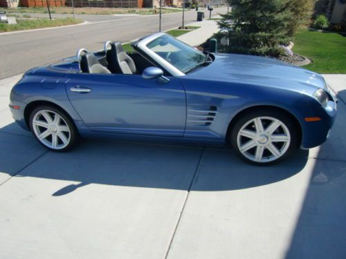 2006 chrysler crossfire limited roadster; 36k miles; aero blue; just like new!