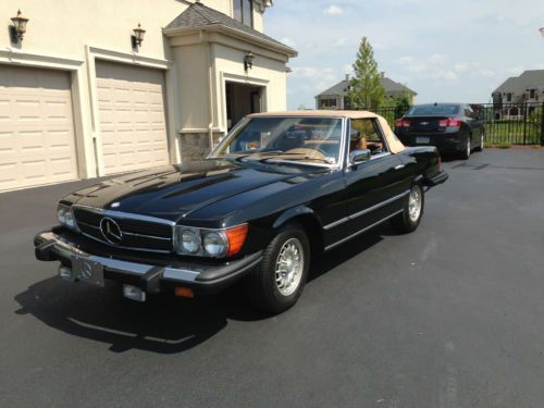 450sl black with tobacco interior excellent condition