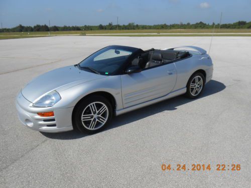 2003 mitsubishi eclipse spyder gts, power top, automatic