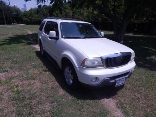 2003 lincoln aviator 2wd luxuary edition