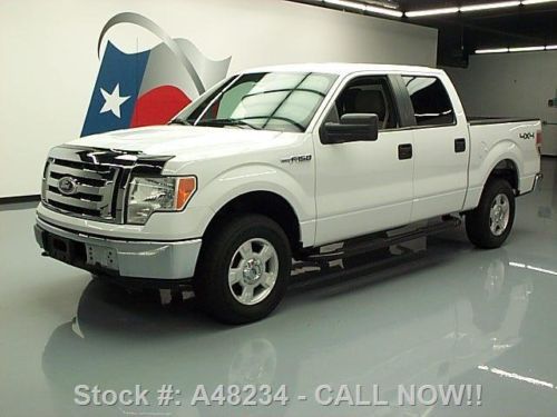 2010 ford f-150 crew 5.4l v8 4x4 6-pass side steps 61k  texas direct auto