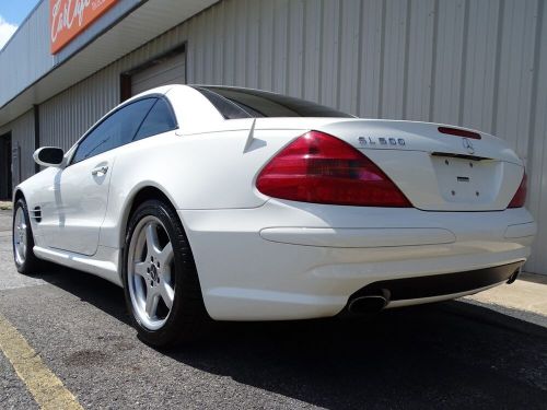 2003 mercedes-benz sl-class 500 roadster 5.0l v8 rwd low miles &amp; accident free!