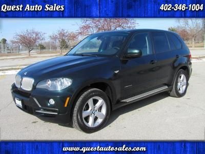 2010 bmw x5d diesel green leather premium cold weather pkg 1 owner we finance