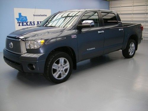 We finance!!!  2010 toyota tundra crewmax limited 4x4 flex-fuel roof nav 1 owner