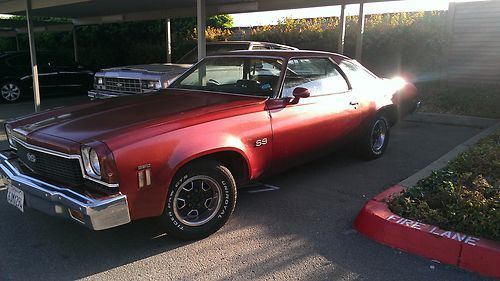 1973 chevelle "ss" supersport runs great needs interior work nice