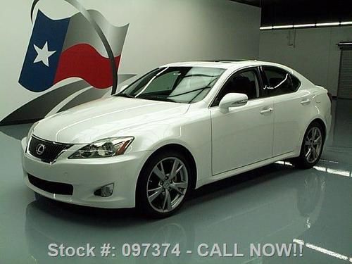 2010 lexus is250 automatic sunroof climate seats 26k mi texas direct auto