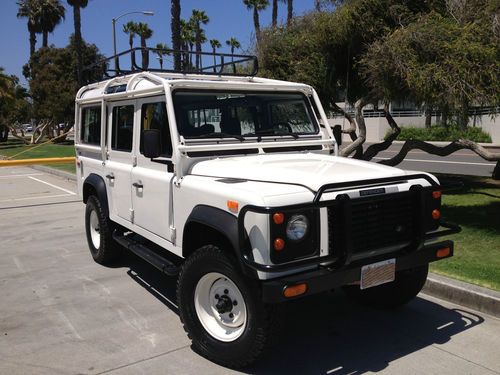 1993 defender 110 land rover white pristine condition low miles