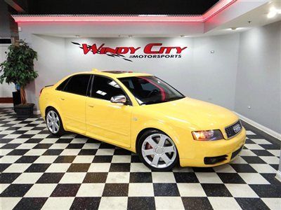 2004 audi s4 quattro~4.2 v8~6-speed~just serviced~california car~imola yellow!