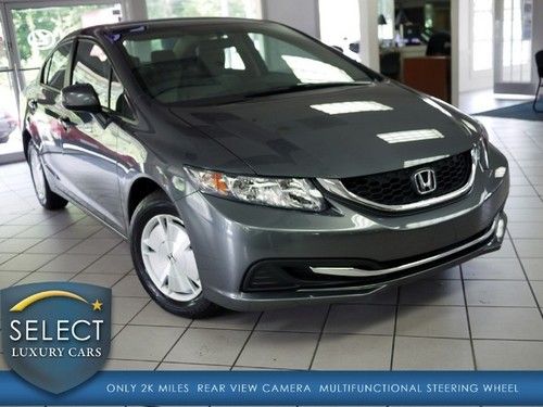 Civic hf 4dr sedan automatic rear camera bluetooth usb rear spoiler 2k miles!