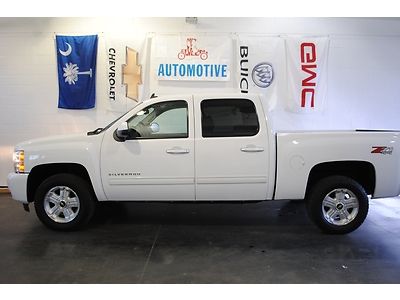 Silverado chevrolet 2010 ltz white leather four wheel drive 4wd