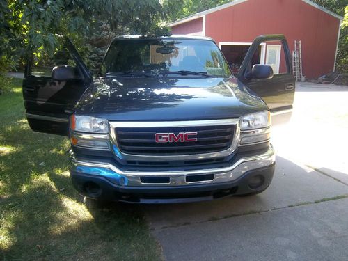 2003 gmc sle 4-door duramax,dark charcol,fair condition.