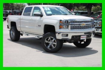 We finance!!! 2014 silverado 1500 lifted, 4x4, white diamond, super nice truck!!