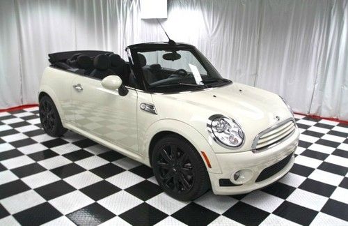 2010 mini cooper convertible!! s wheels!! clean carfax!! rare!! automatic