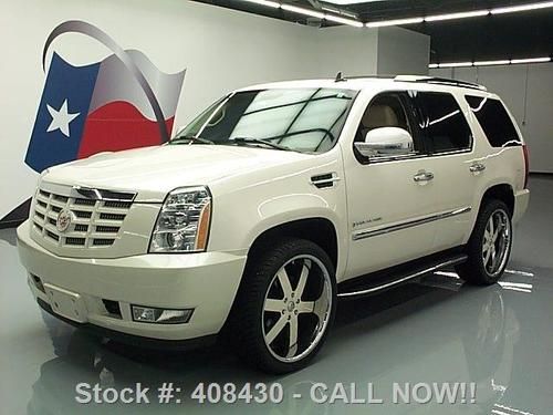 2007 cadillac escalade 7-pass sunroof 24" wheels 70k mi texas direct auto