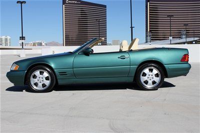 2000 mercedes-benz sl500 roadster+pano roof+sl2+xenon+heated+bose+6cd+hardtop