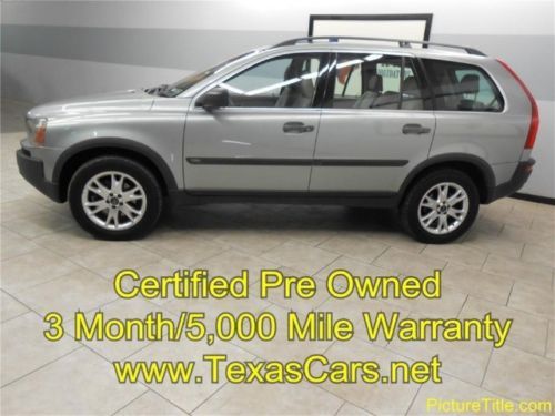 04 xc90 awd turbo 3rd row leather sunroof warranty finance texas