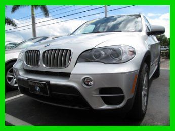 12 certified titanium silver xdrive-35d 3l i6 turbo diesel awd x-5 suv *low mi