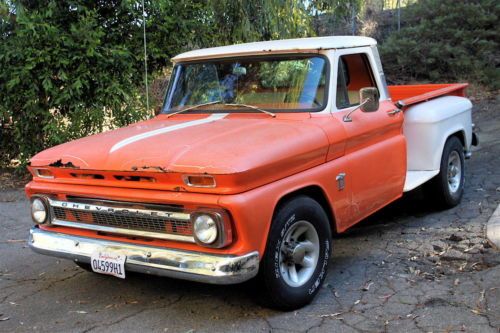 1964 chevy stepside pickup  engine:8 cylinder, 283 v8 l