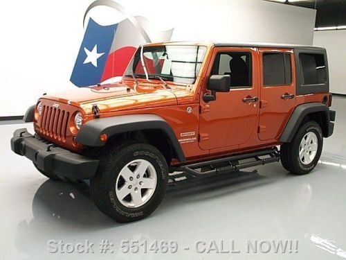 2011 jeep wrangler unltd sport 4dr 4x4 hardtop auto 29k texas direct auto