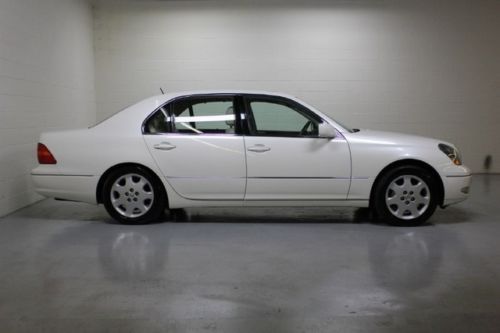 2003 lexus ls430 ultra luxury crystal white/ecru 121k clean carfax new tires!!!