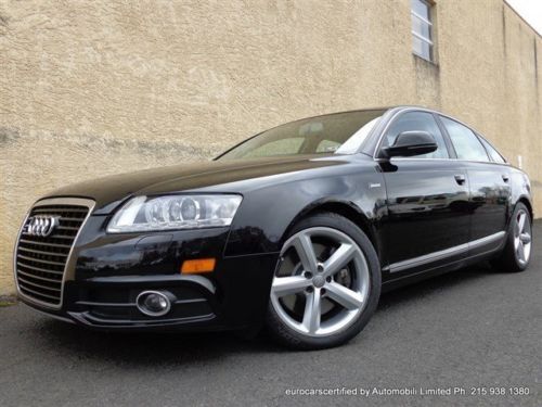 2011 audi a6 prestige warranty sport package bose navigation camera led xenon