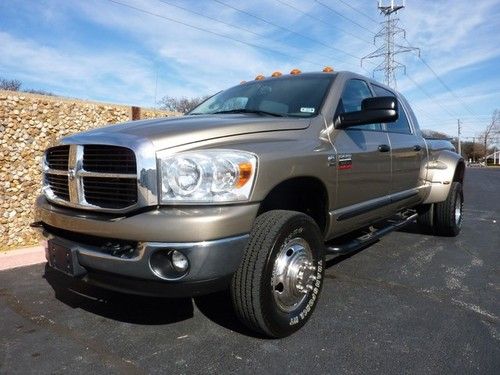 08 ram 3500 megacab slt 4wd cummins xnice loaded at diesel tx!