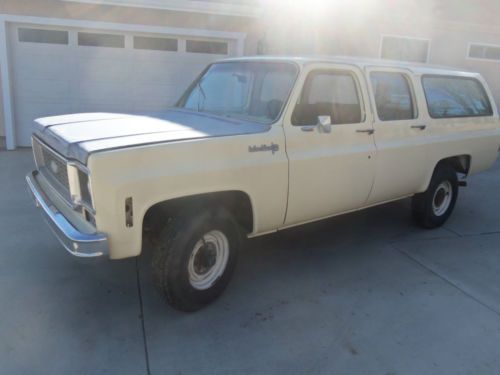 1973 chevy suburban 3/4 ton 4wd