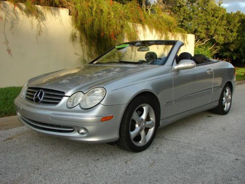 Convertible! premium leather! dual htd pwr seats! fl car! clean title!