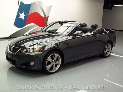 2010 lexus is350c convertible nav rear cam xenons 16k texas direct auto