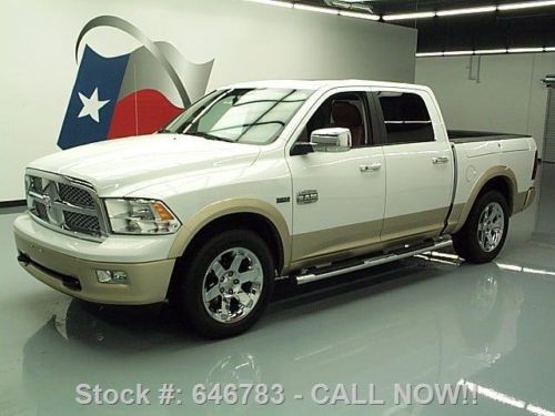 2011 ram 1500 longhorn crew hemi sunroof nav 20&#039;s 57k!! texas direct auto