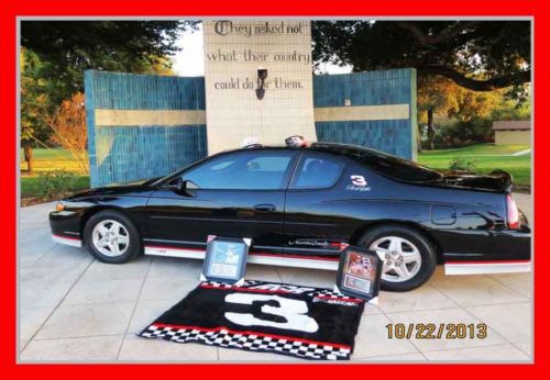 2002 chevrolet monte carlo ss dale earnheardt signature edition +all collectible