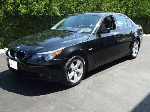 2006 bmw 5-series 530xi all wheel drive black 4 door coupe 66,000 miles