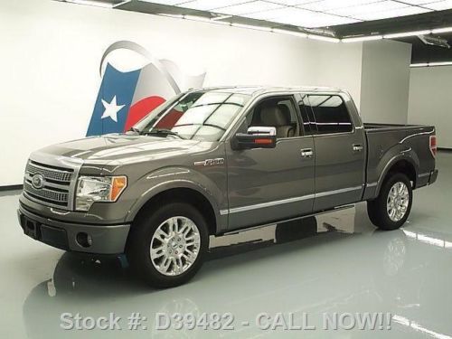 2010 ford f-150 platinum crew leather rear cam 20&#039;s 64k texas direct auto