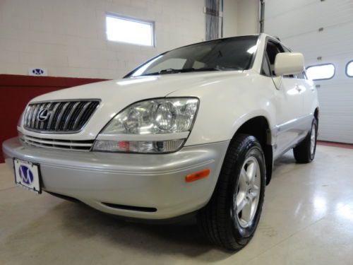 2002 lexus rx300 no reserve pearl white loaded