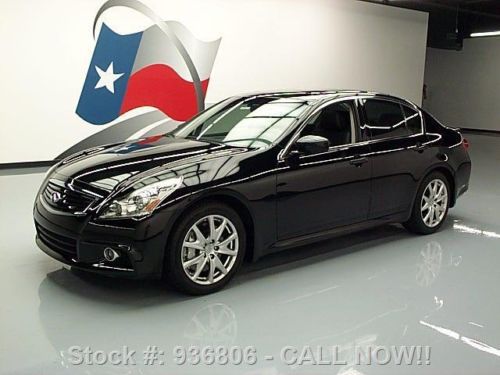 2012 infiniti g37 sport sedan sunroof nav rear cam 23k texas direct auto