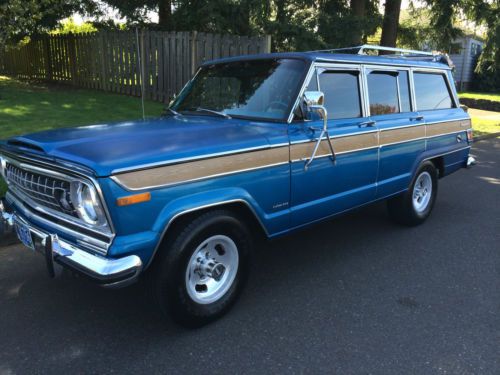 1978 jeep wagoneer 4x4 low miles 82,00