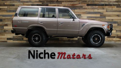 1985 toyota fj60 land cruiser 4-speed ac no rust ome 33&#034; bfg low reserve 64 pics