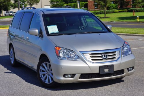 2008 honda odyssey touring navi/dvd/xm radio camera carfax 1owner no reserve