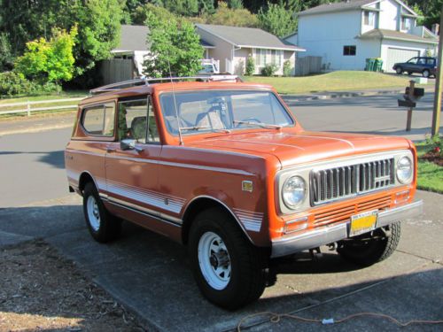 1974 international scout ii base sport utility 2-door 5.0l