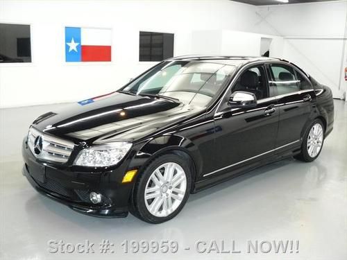 2009 mercedes-benz c300 4matic sport awd sunroof 46k mi texas direct auto