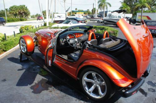 2001 plymouth prowler  orange pearl only 10,000 miles