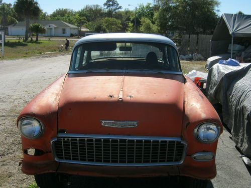 1955 chevy, 4 door - rolling chassis