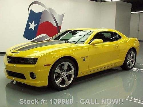 2010 chevy camaro 2ss transformers rs auto sunroof 13k texas direct auto